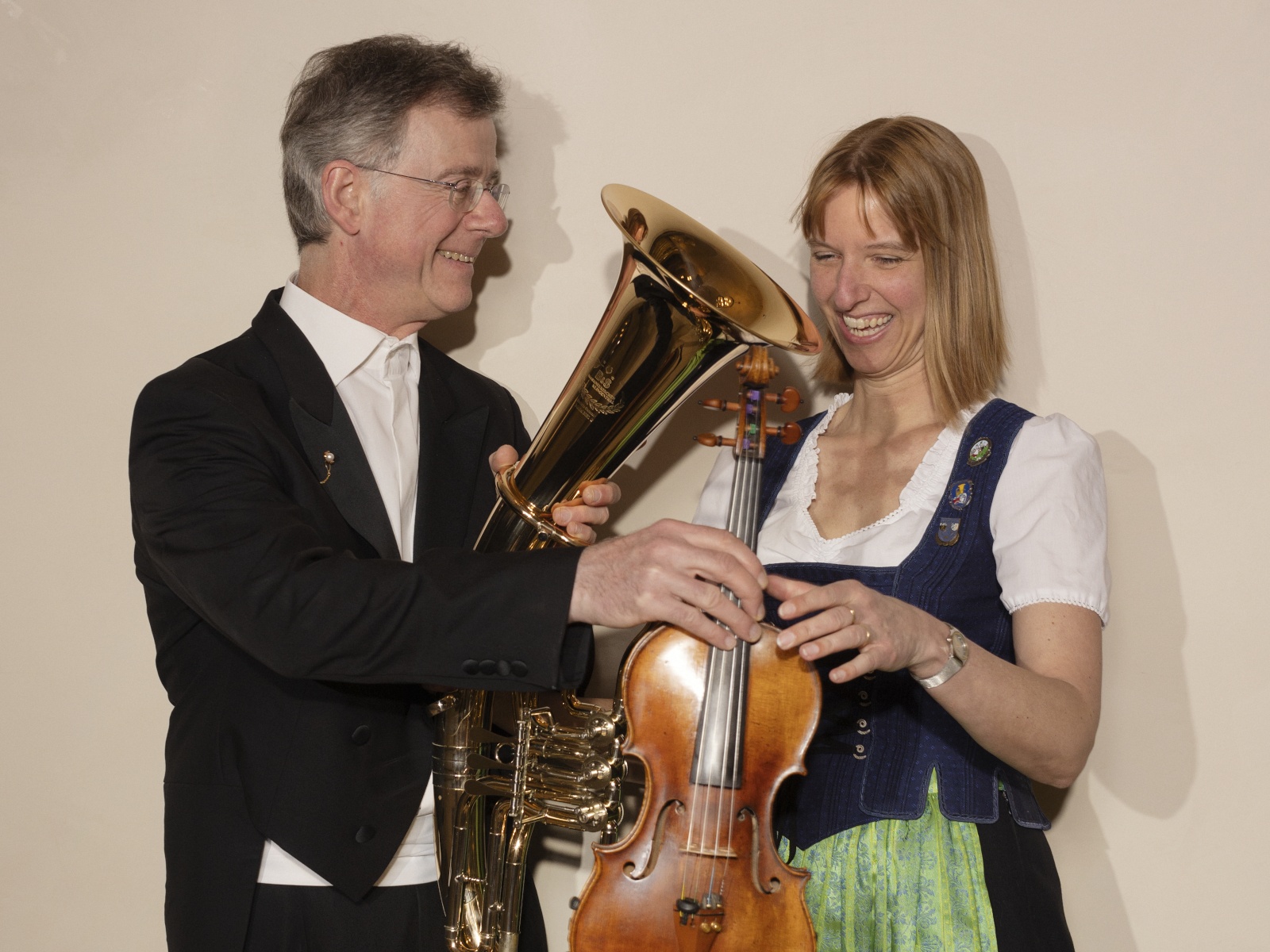 Kathrin Grundmann und Franz Scheuerer © BR\Astrid Ackermann
